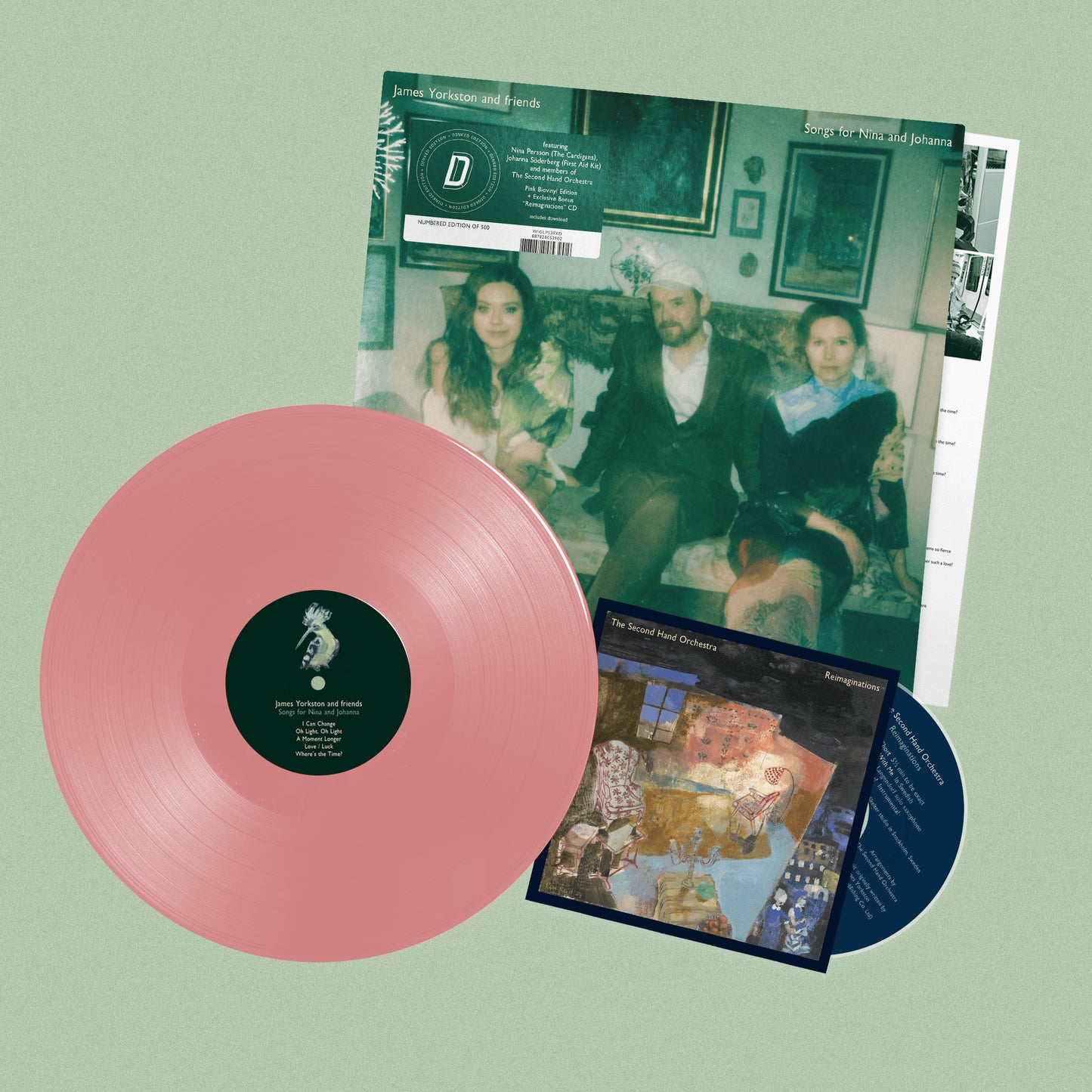 James Yorkston and friends 'Songs for Nina and Johanna' LP