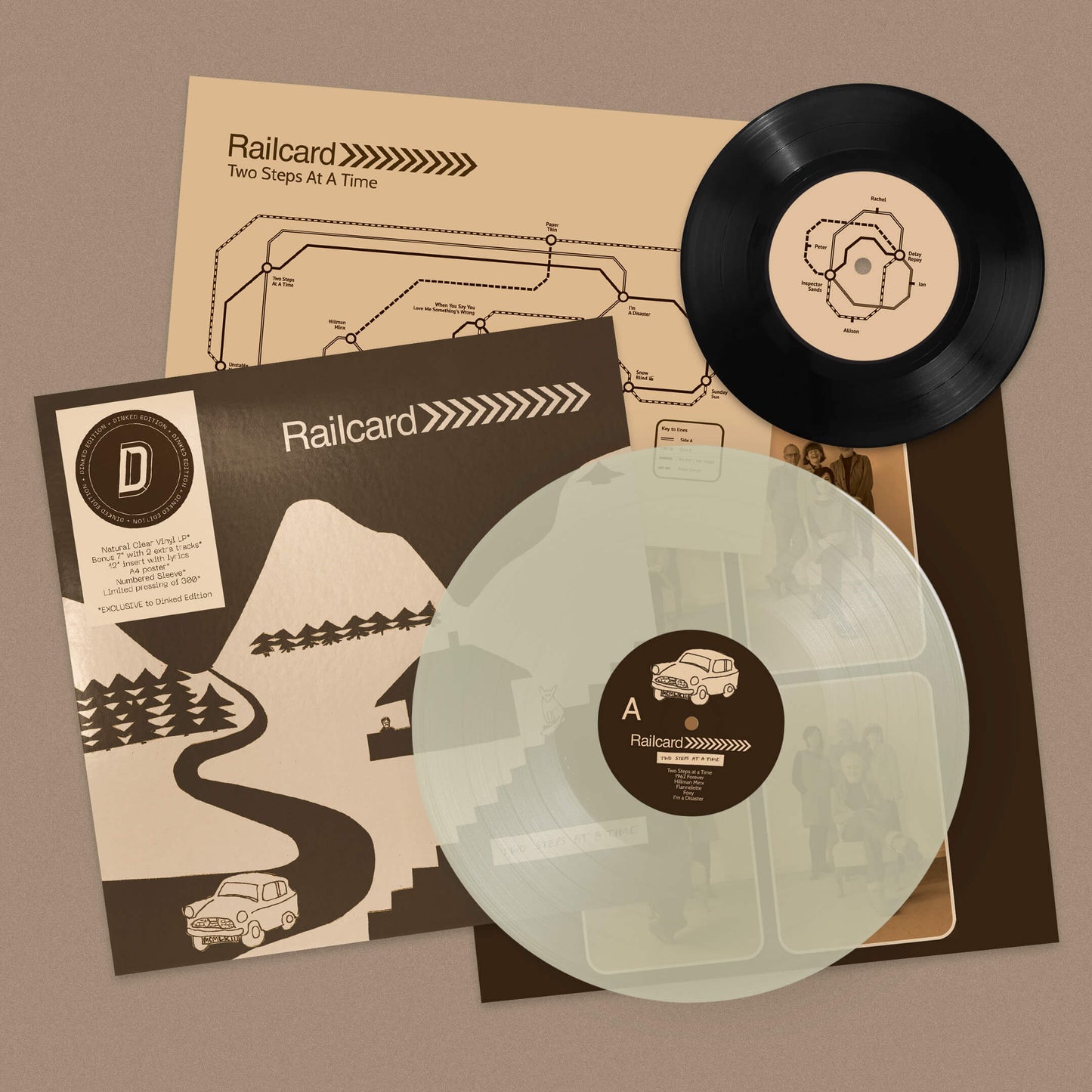 Railcard 'Two Steps At A Time' LP