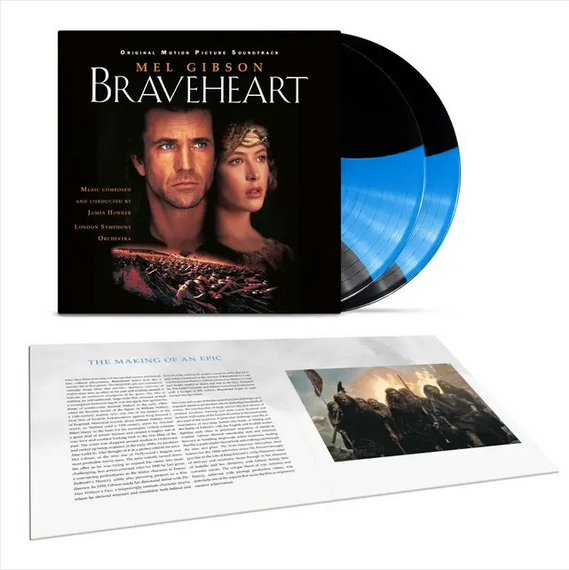 James Horner & London Symphony Orchestra 'Braveheart (Original Motion Picture Soundtrack - 30th Anniversary Edition)' 2xLP