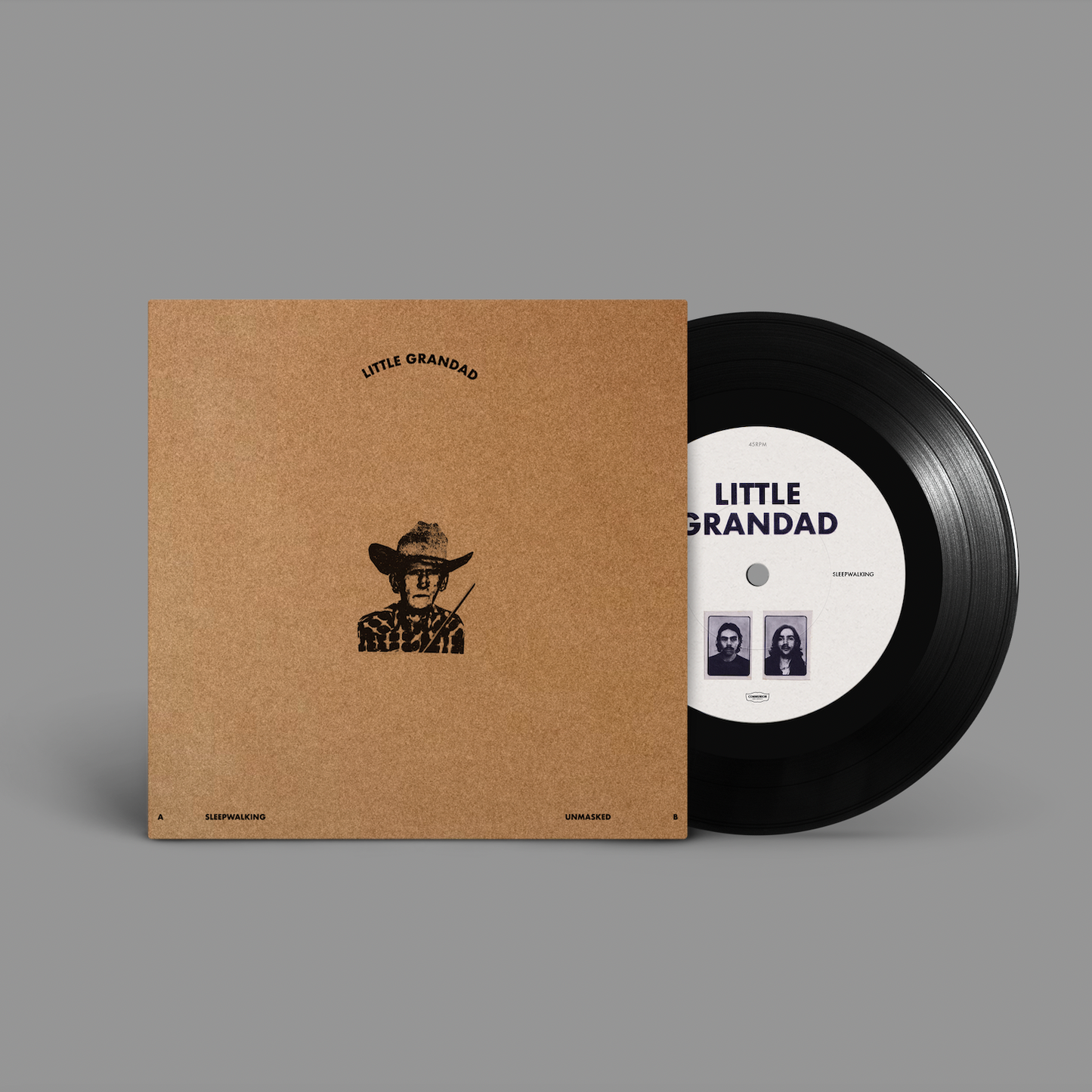Little Grandad 'Sleepwalking / Unmasked' 7"