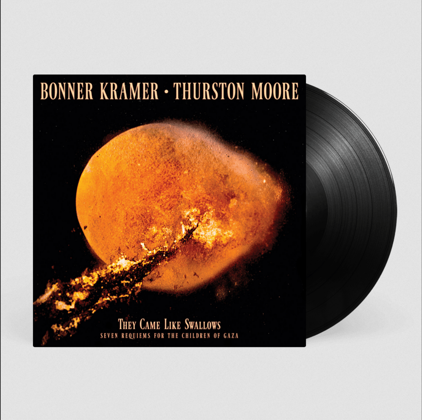 Bonner Kramer / Thurston Moore 'They Came Like Swallows - Seven Requiems for the Children of Gaza' LP