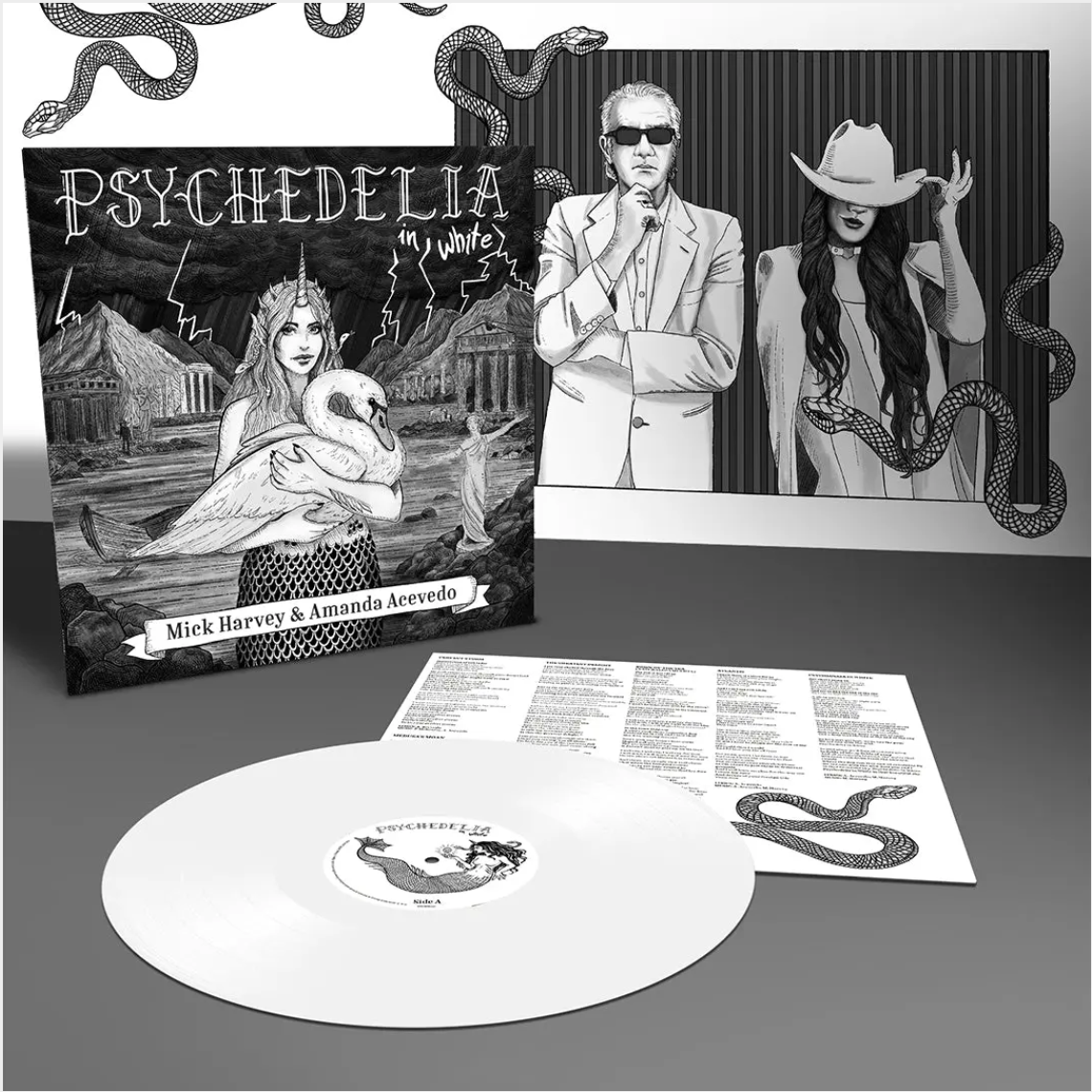 Mick Harvey and Amanda Acevedo 'Psychedelia in White' LP