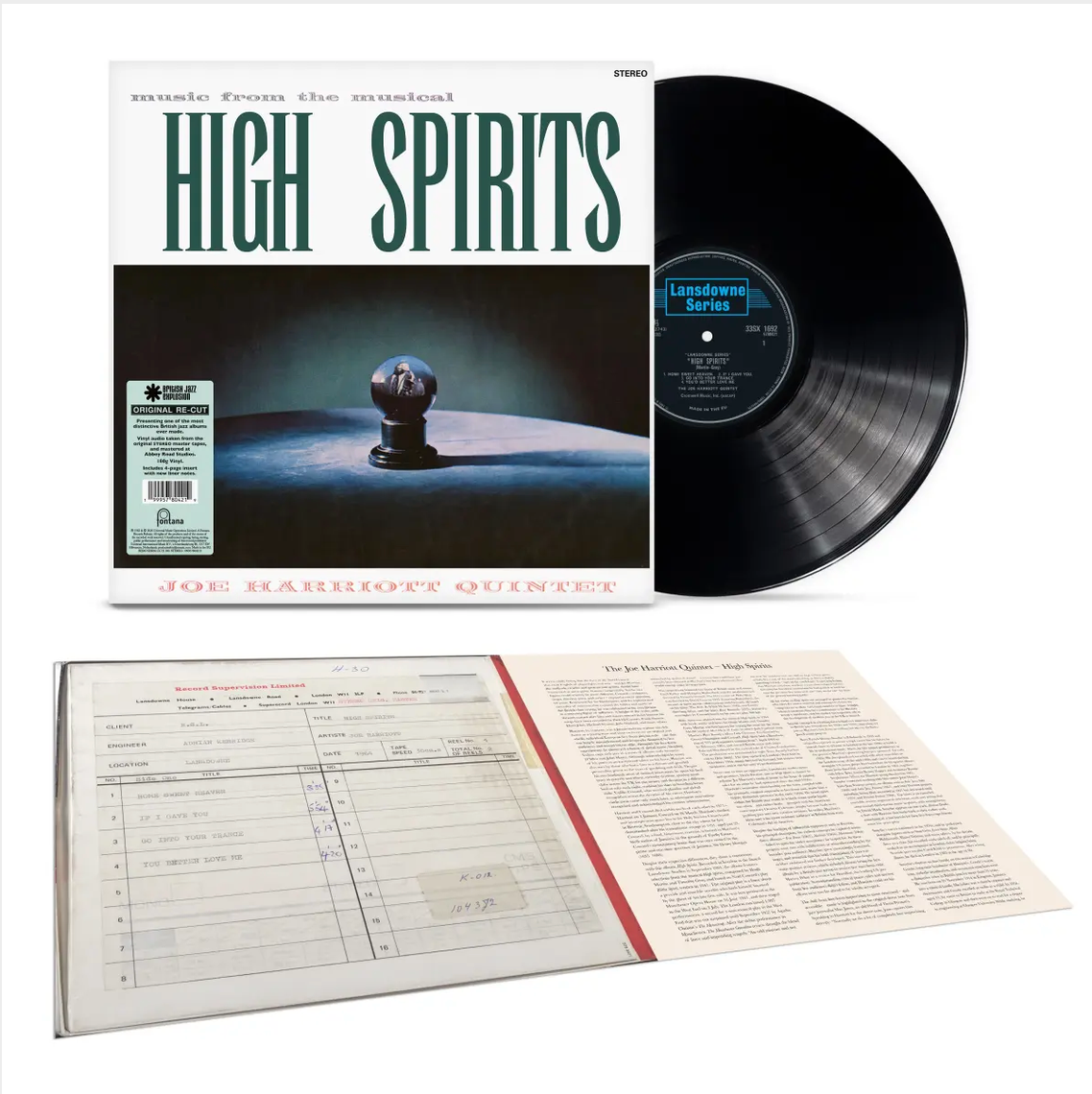 The Joe Harriott Quintet 'High Spirits' LP