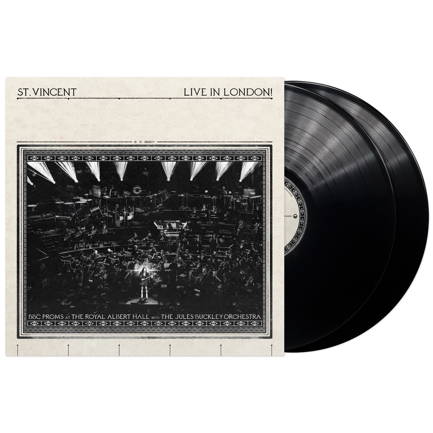 St. Vincent & Jules Buckley 'LIVE IN LONDON! (BBC Proms at the Royal Albert Hall)' 2xLP