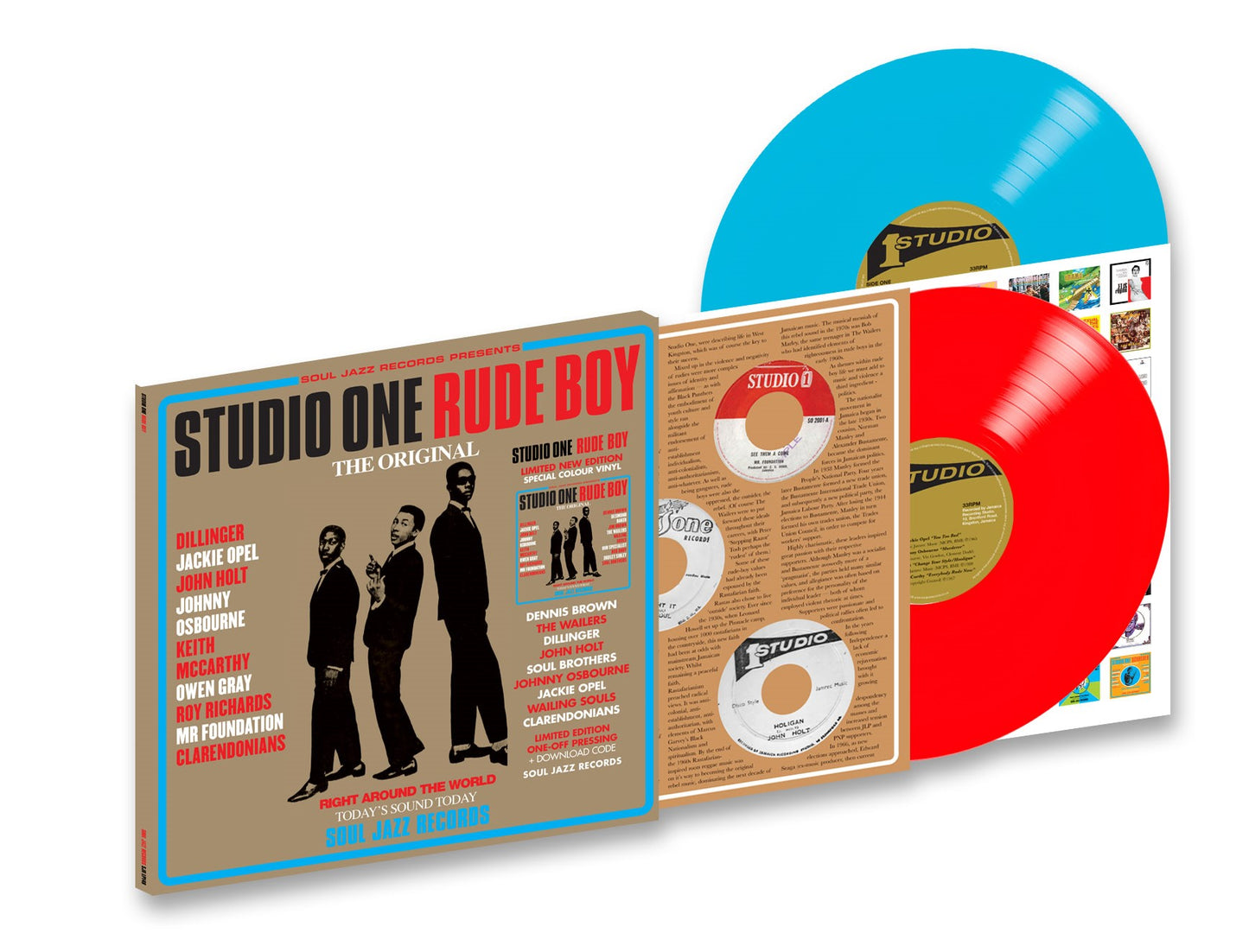 Various Artists / Soul Jazz Records Presents - Studio One Rude Boy 2xLP
