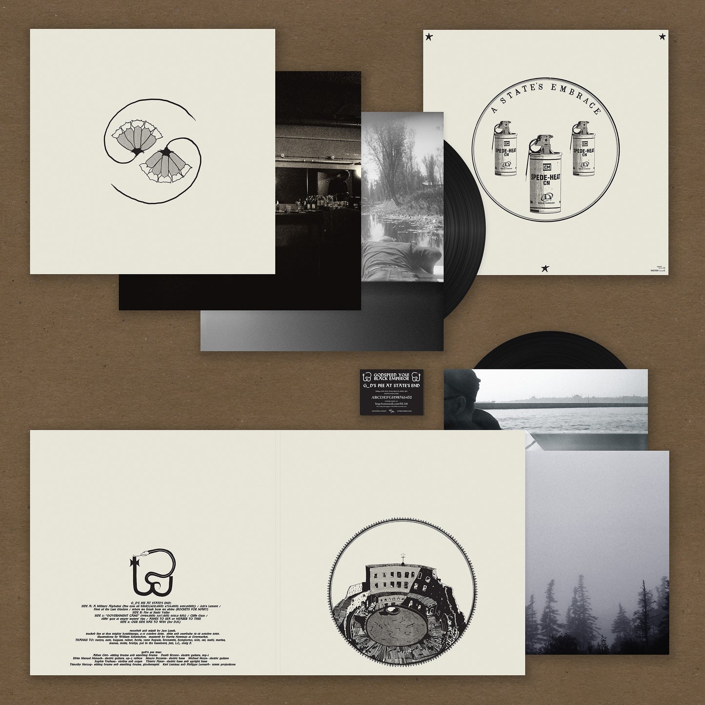 Godspeed You! Black Emperor 'G_d’s Pee AT STATE’S END!" LP + 10"