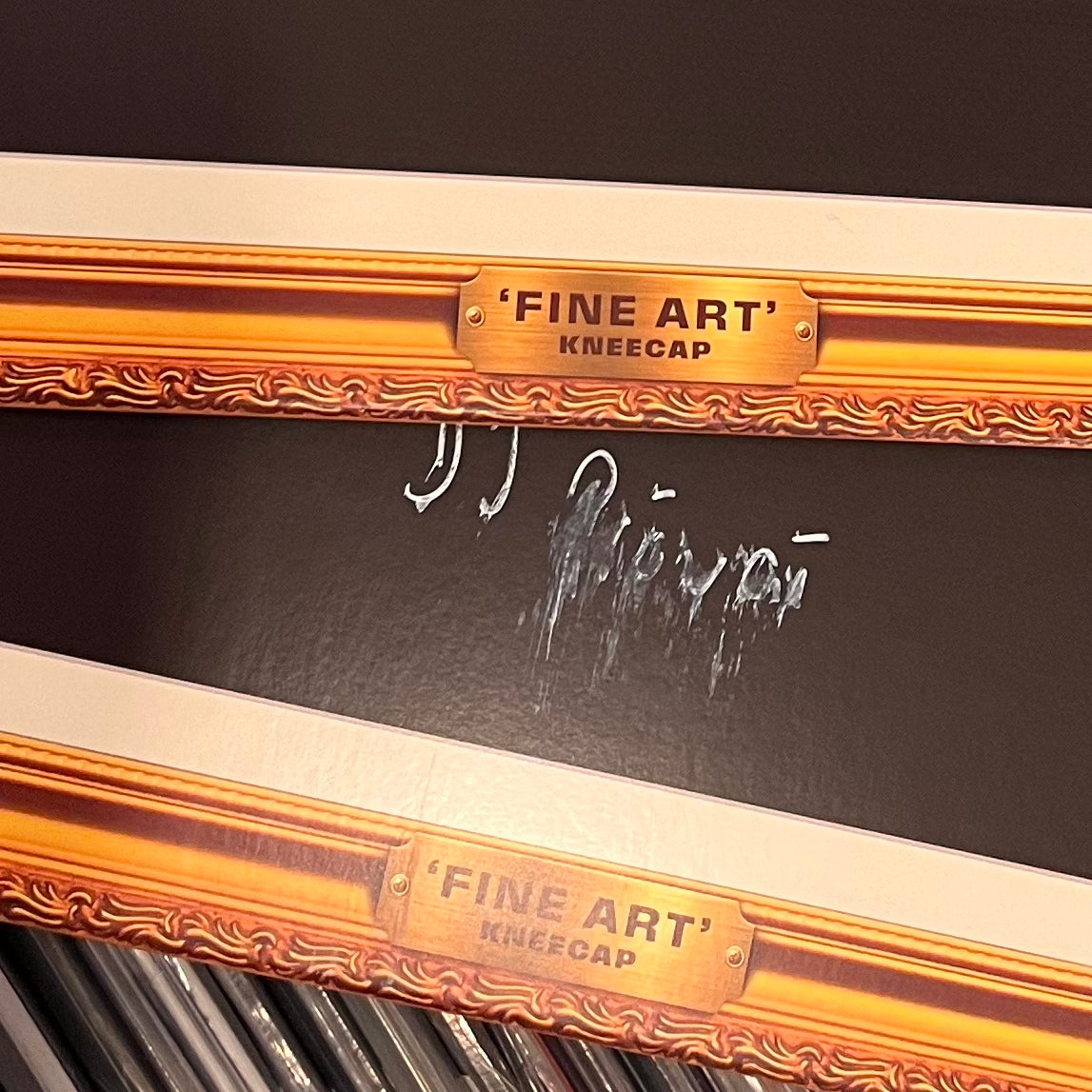 (*SMUDGED DJ PROVAI SIGS - SEE PHOTO*) KNEECAP 'Fine Art' LP (*SIGNED*) ***1 PER PERSON***
