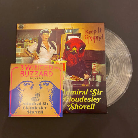 Admiral Sir Cloudesley Shovell 'Keep It Greasy!' LP + 7" (*USED*)
