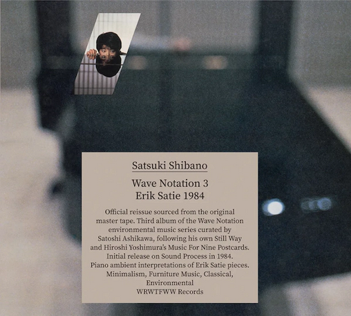 Satsuki Shibano 'Wave Notation 3: Erik Satie 1984' 2xLP