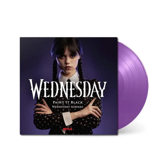 Wednesday Addams & Danny Elfman 'Paint It Black / Wednesday Theme Song' 7"