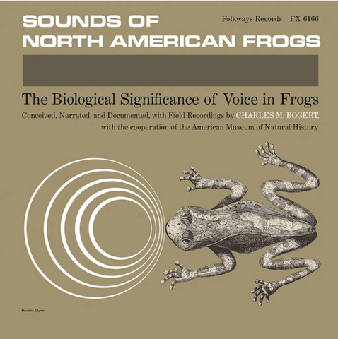 Charles M Bogert 'Sounds of North American Frogs' LP