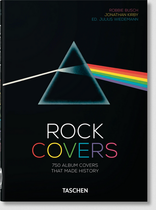 Jonathan Kirby 'Rock Covers. - 40th Ed.' Hardback Book