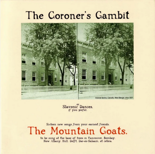 The Mountain Goats 'The Coroner's Gambit' LP