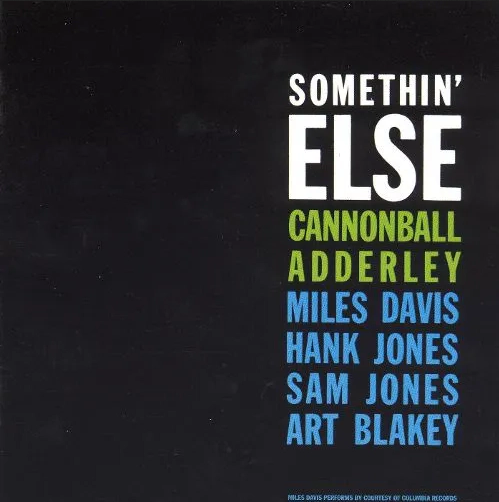 Cannonball Adderley 'Somethin' Else' LP