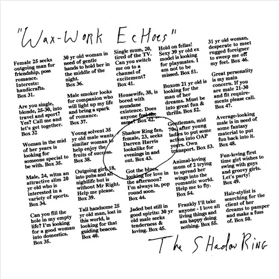 The Shadow Ring 'Wax-Work Echoes' LP