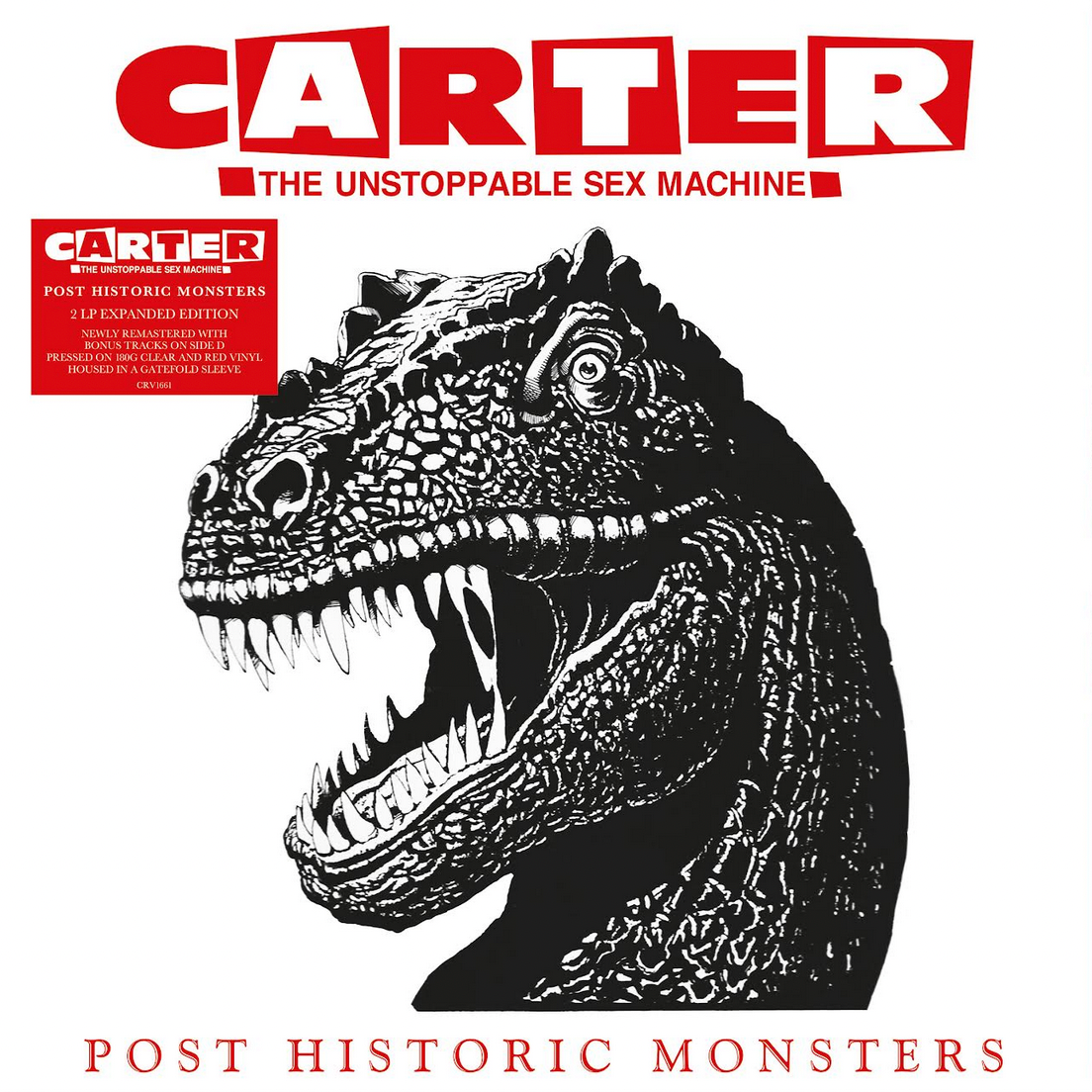 Carter The Unstoppable Sex Machine 'Post Historic Monsters' 2xLP