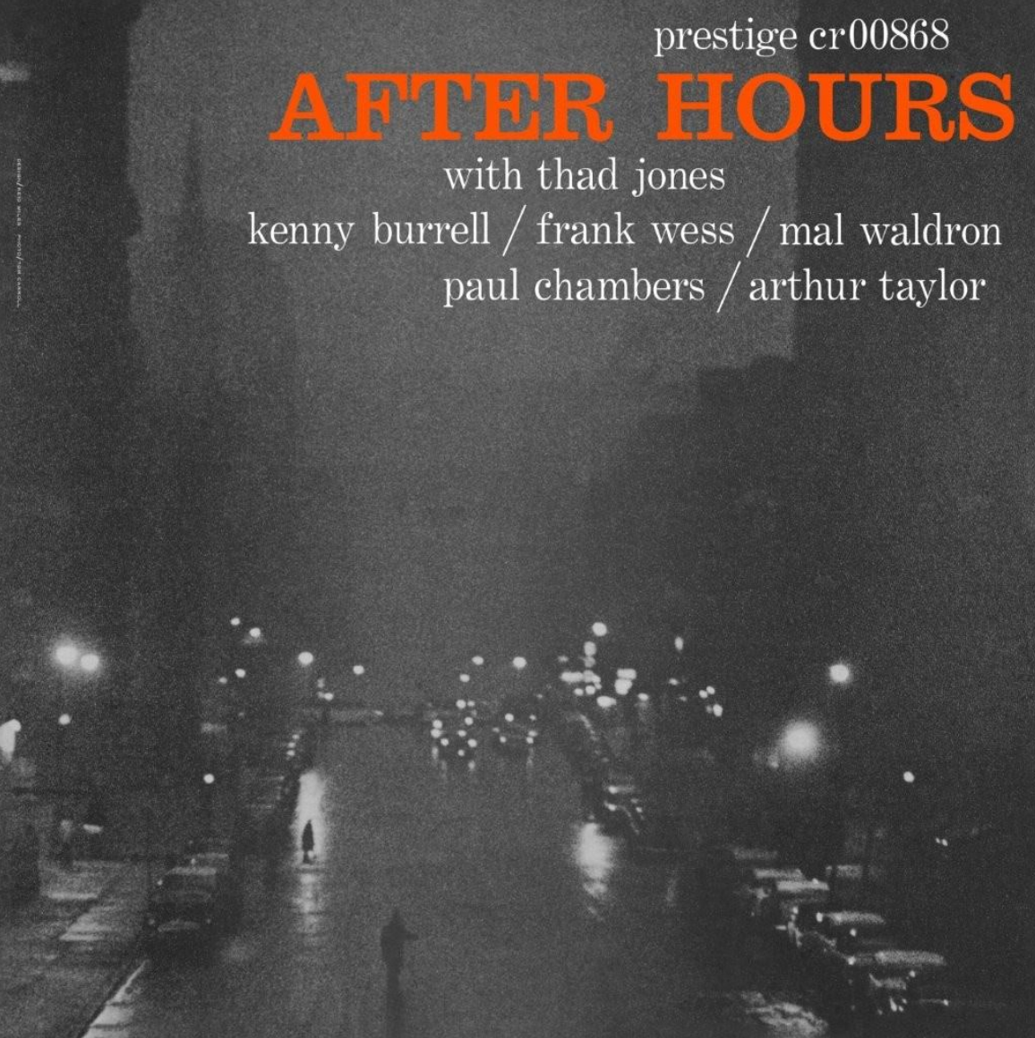Thad Jones / Frank Wess / Kenny Burrell / Mal Waldron 'After Hours' LP