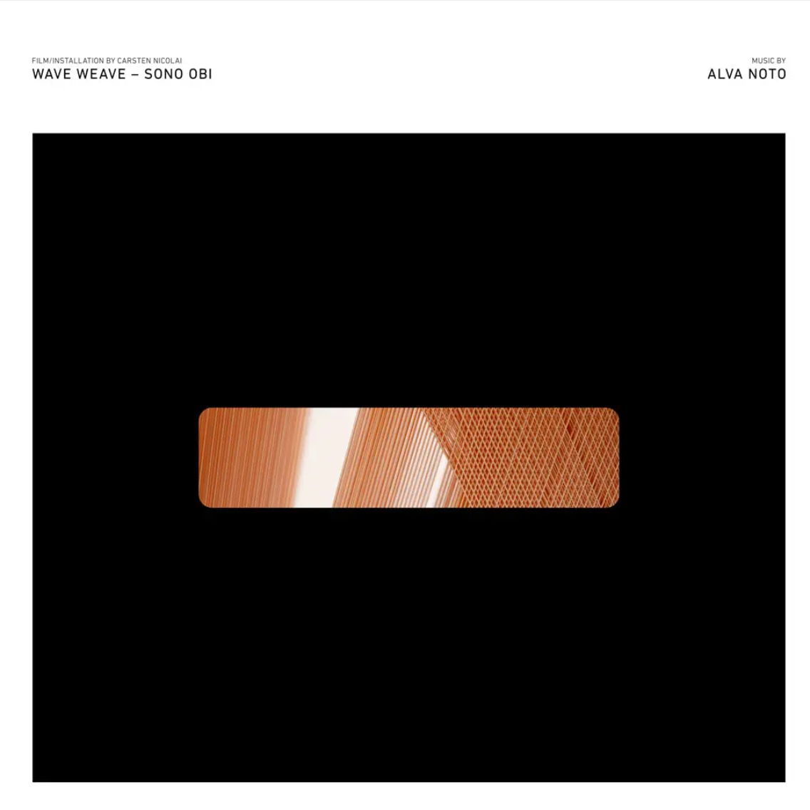 Alva Noto 'Wave Weave - Sono Obi' LP