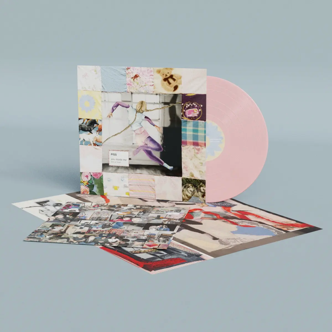 PISS 'you made me / skin on linen' LP