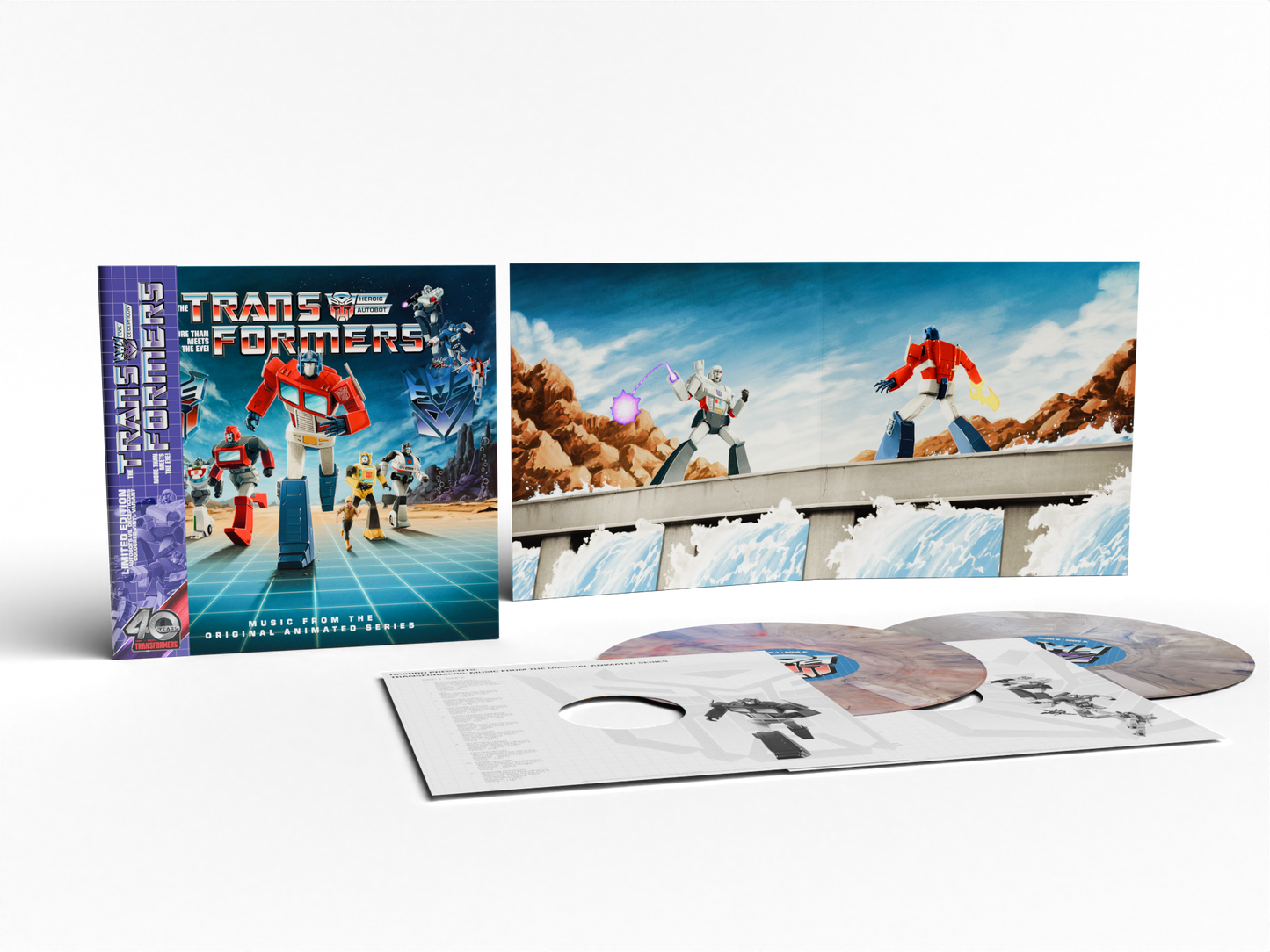 Various 'Hasbro Presents: Transformers - Music from the Original Animated Series' 2xLP (*SIGNED BY MATT FERGUSON*)