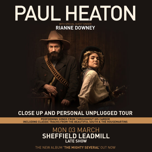 Paul Heaton Live At Leadmill - Monday 3rd March 2025 LATE SHOW 8.50PM (*ON SALE 10AM WED 16TH OCT*)