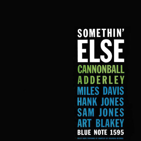 Cannonball Adderley 'Somethin' Else' LP