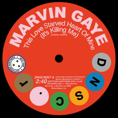 Marvin Gaye & Shorty Long 'This Love Starved Heart Of Mine (It's Killing Me) / Don't Mess With My Weekend' 7"