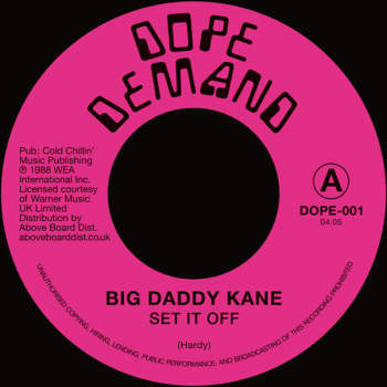 Big Daddy Kane 'Set It Off' 7"