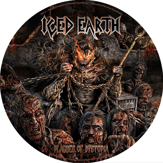 Iced Earth - Plagues Of Dystopia 12"