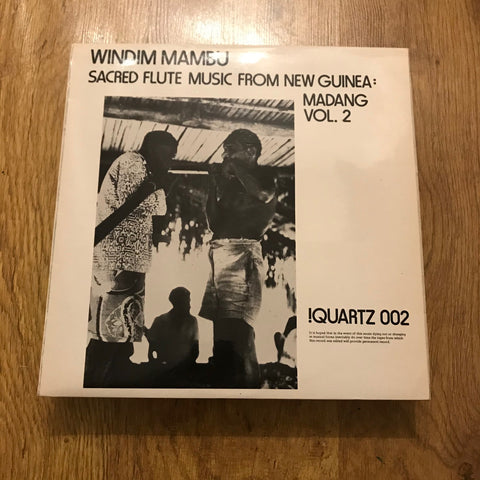 Various ‎'Windim Mambu. Sacred Flute Music From New Guinea: Madang Vol. 2' LP (*USED*)
