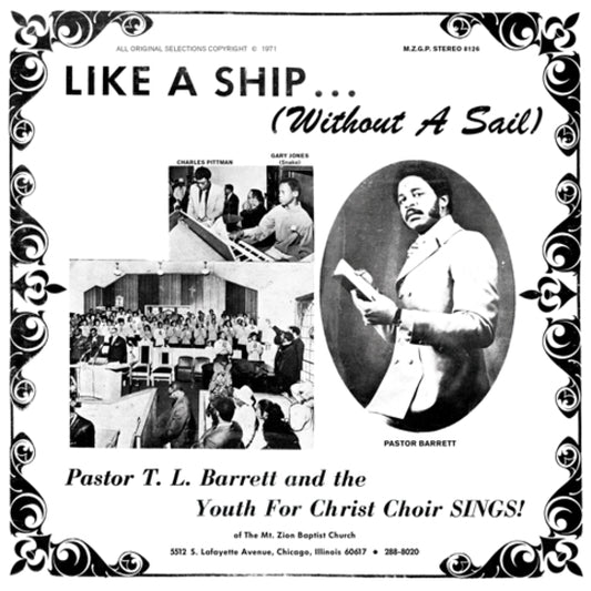 Pastor T.L. Barrett and The Youth for Christ Choir 'Like A Ship (Without A Sail)' LP