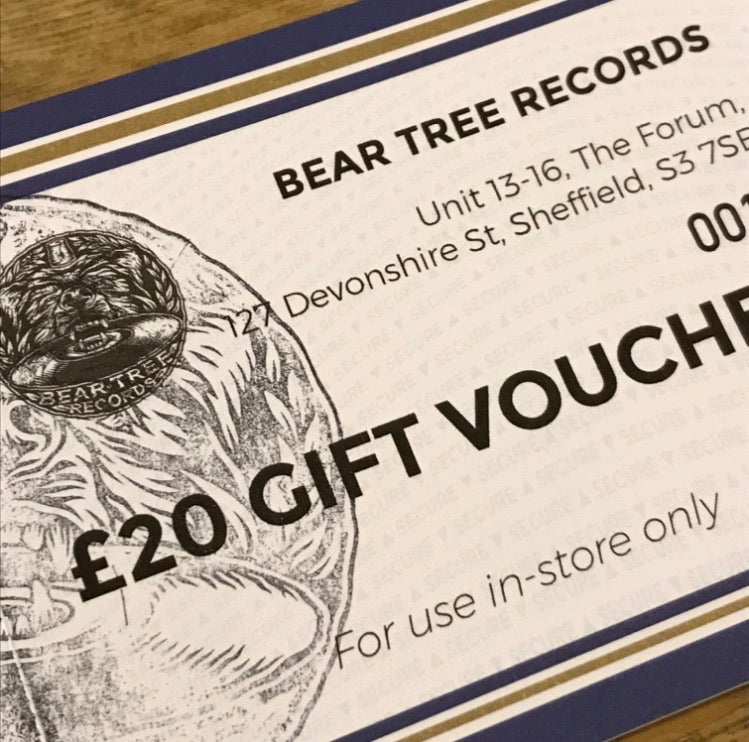 Bear Tree Records Gift Vouchers (FOR USE IN-STORE ONLY)