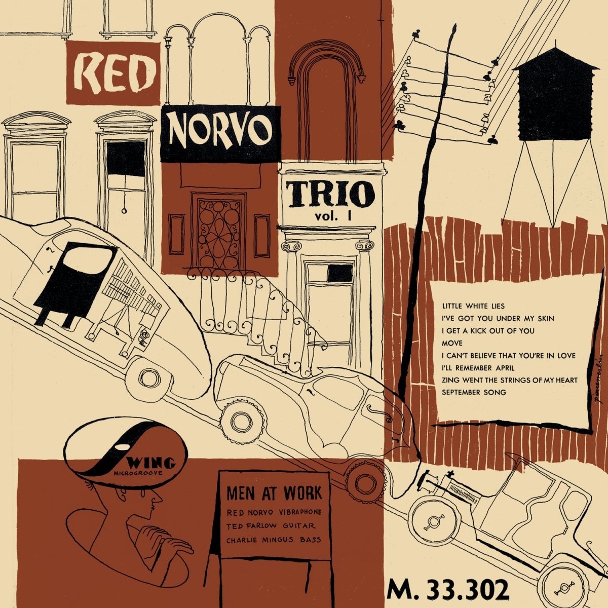 Red Norvo Trio 'Men At Work' LP